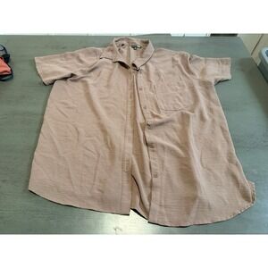 brown purple collared button up FASHION NOVA plus size shirt blouse 2X